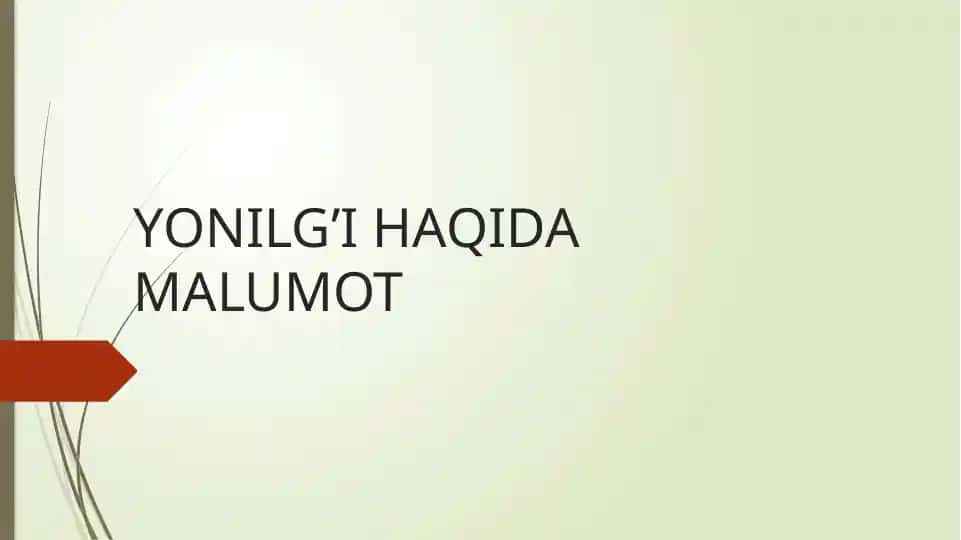 Yoqilg‘i