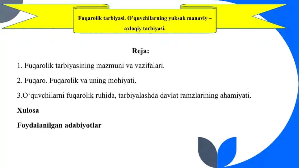Fuqarolik Tarbiyasi
