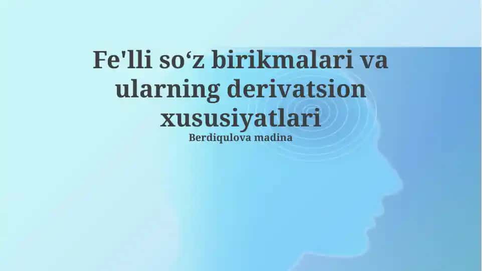 Frazeologik birliklar
