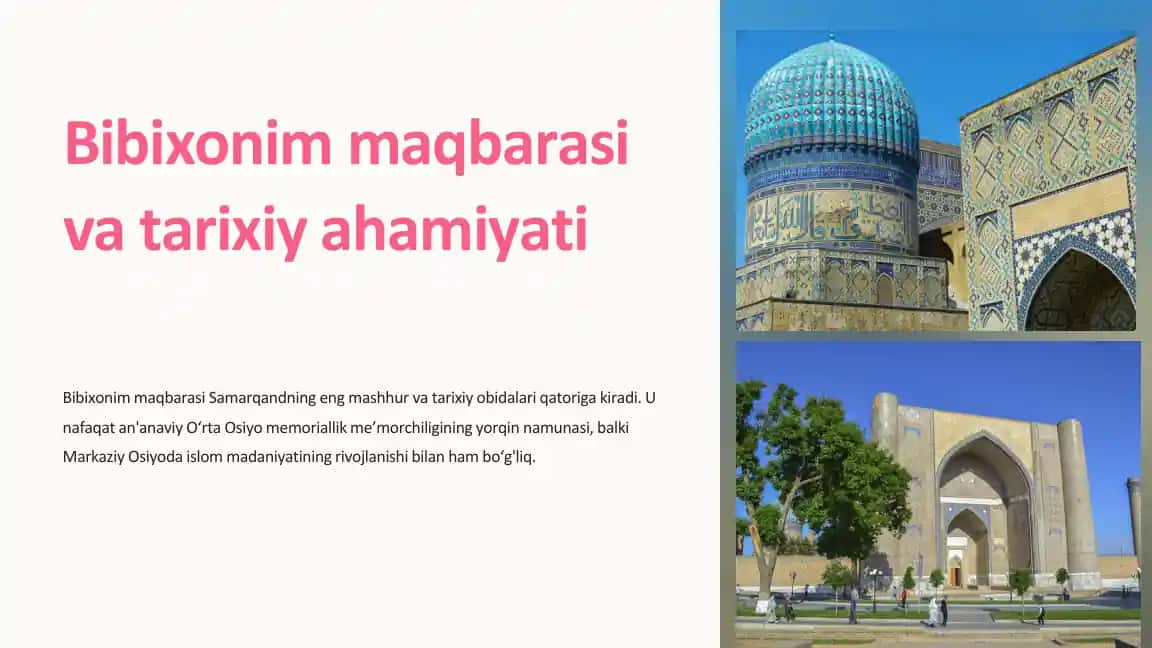 Bibixonim maqbarasi