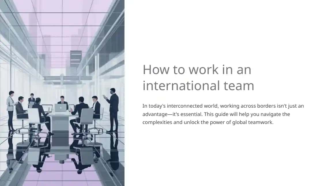 The Rise of International Teams