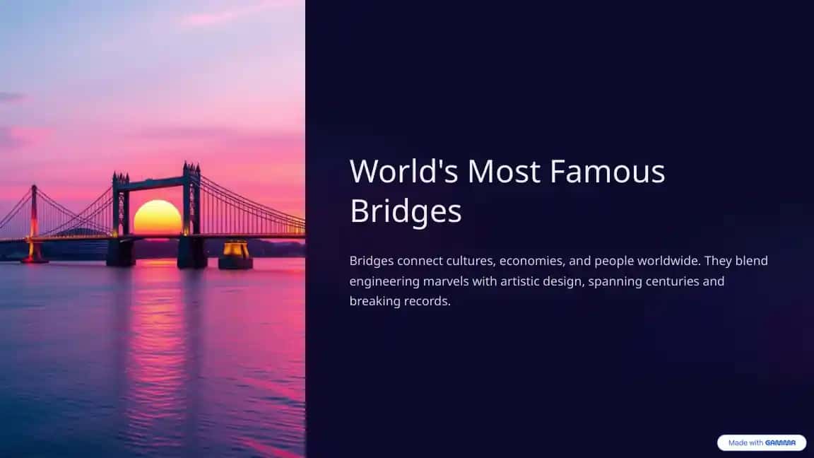 World's Most Famous Bridges