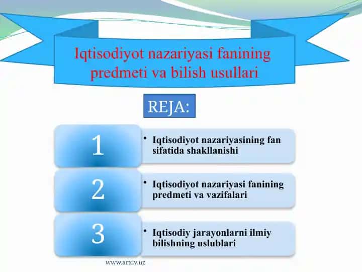 Iqtisodiyot nazariyasi