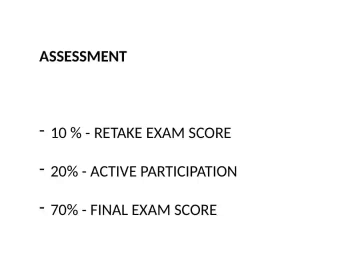 "Assessment"