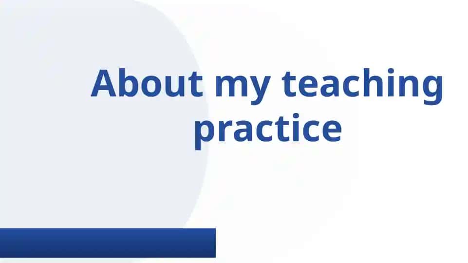 My Teaching Practice Experience