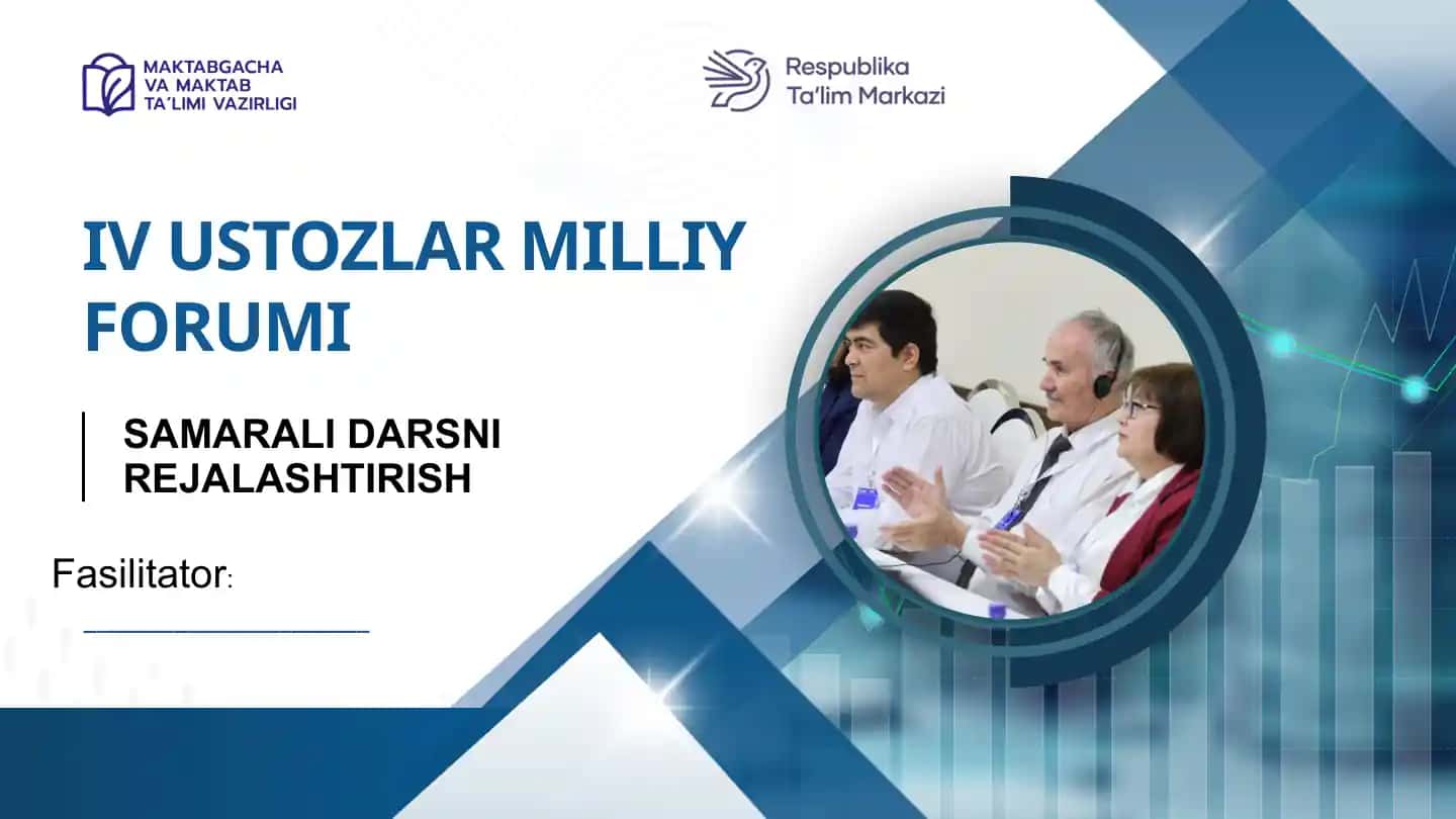 Samarali darsni rejalashtirish