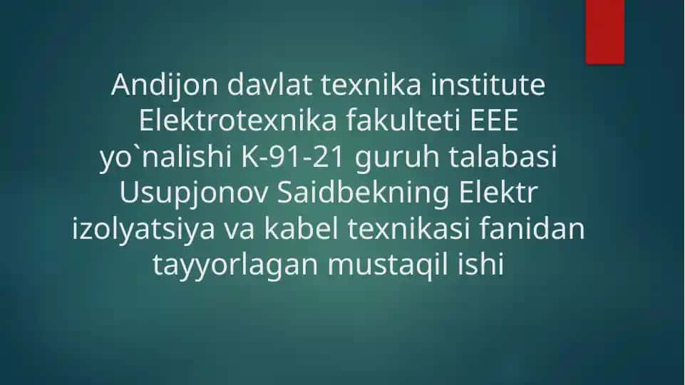 Izolyatsiya materiallarini tanlashda iqtisodiy jihatlar
