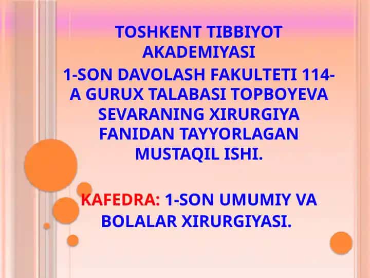 Tibbiy ovqatlanishning asosiy prinsiplari