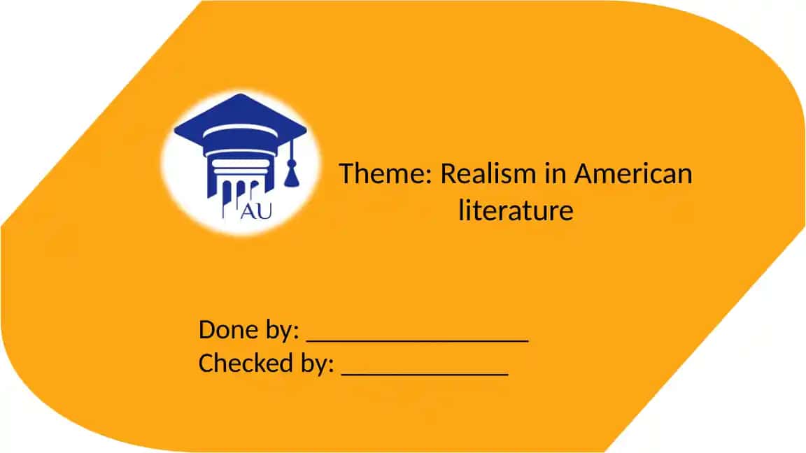 Introduction to American Realism
