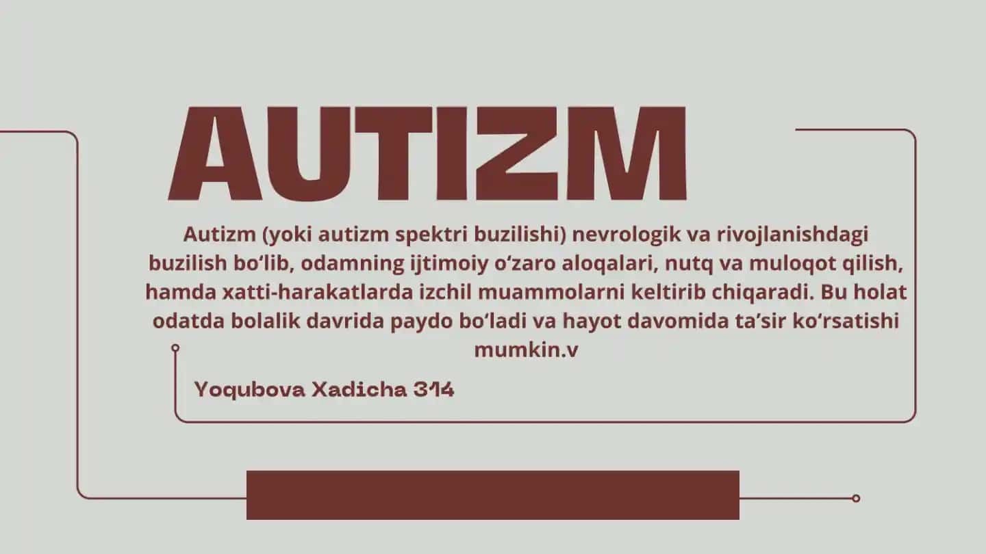 Autizm