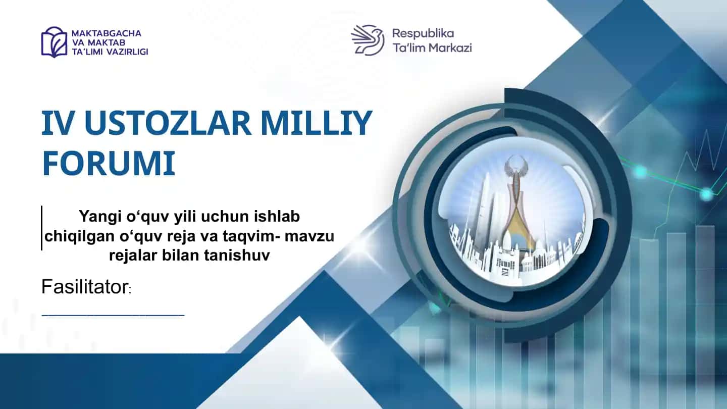 Yangi o‘quv yili uchun ishlab chiqilgan o‘quv reja va taqvim-mavzu rejalar bilan tanishuv