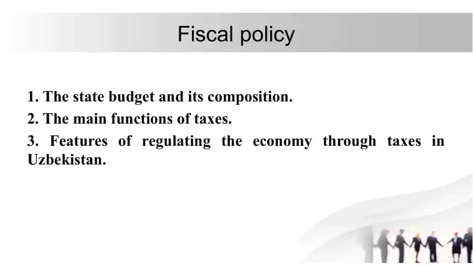 Fiscal policy