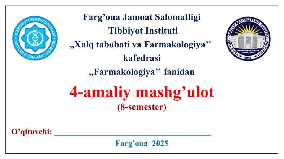 Leykopoezga ta’sir qiluvchi dori vositalari. Taqdimot 18 bet.