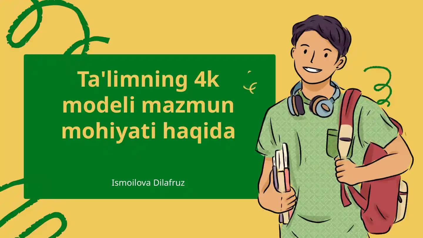 4K modeli ta'limda