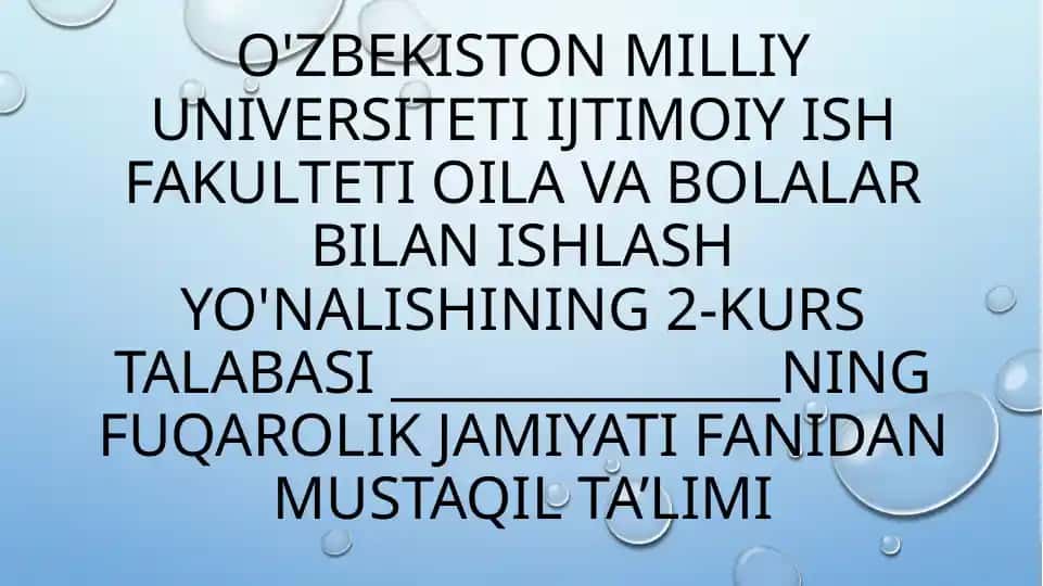 Markaziy Osiyoda tinchlik va barqarorlikni saqlashda O‘zbekistonning o‘rni