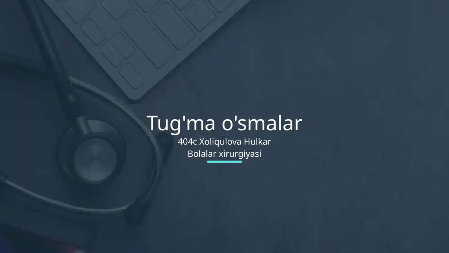 Bolalar xirurgiyasi