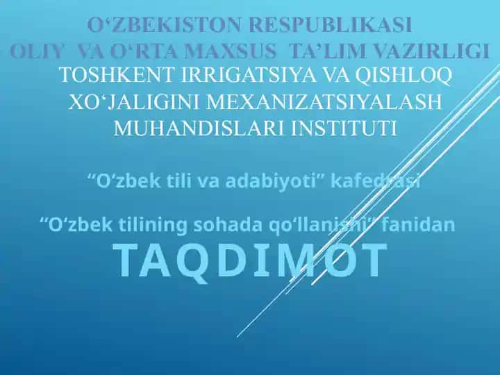 O‘zbektilivaadabiyoti kafedrasi