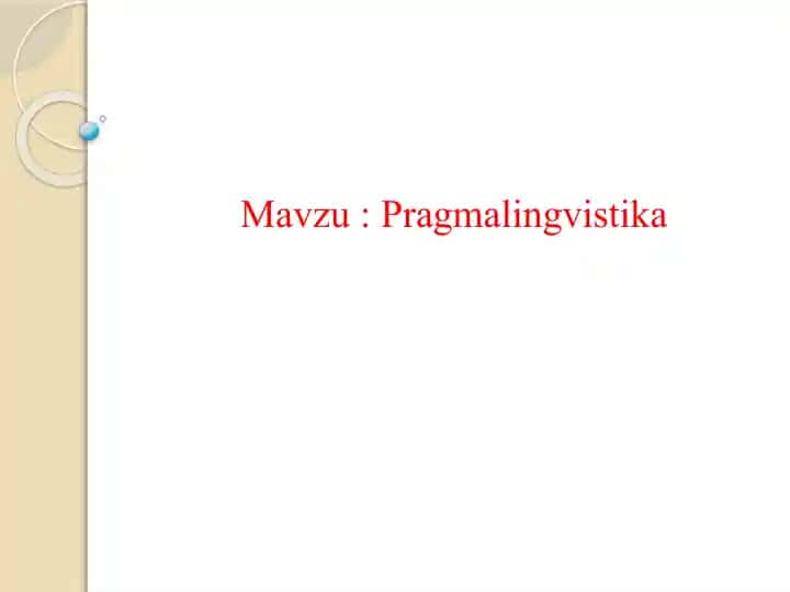 Pragmalingvistika