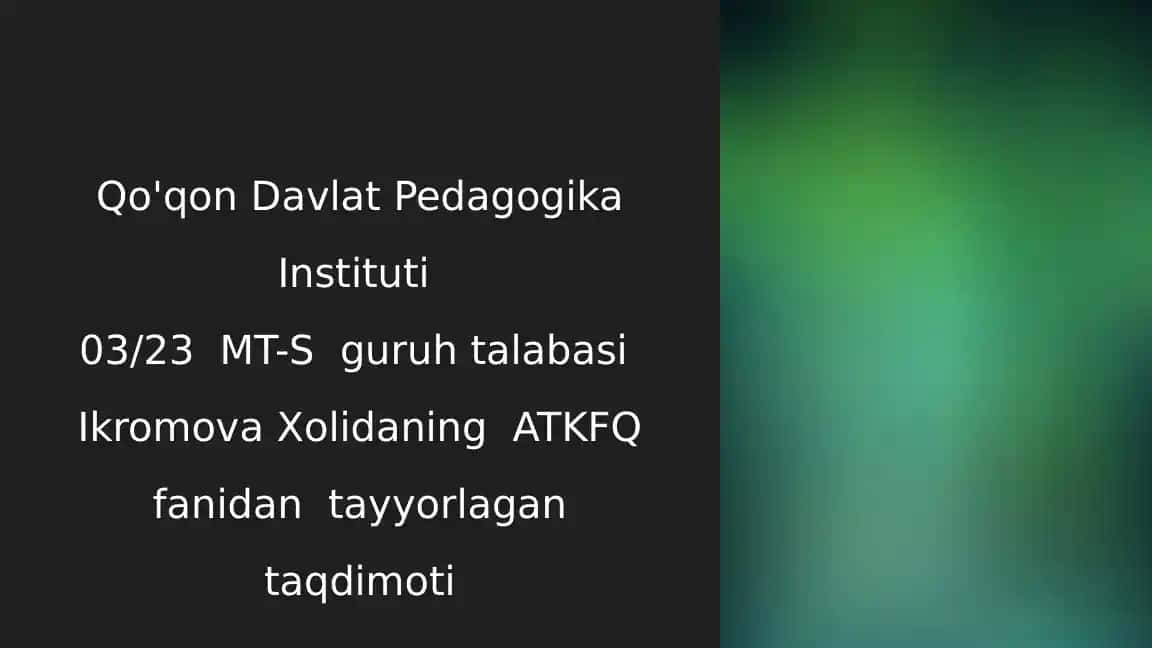 Kompyutergrafikasi turlari