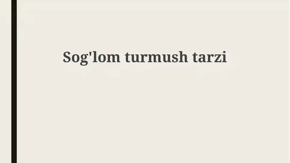 To'g'ri ovqatlanish