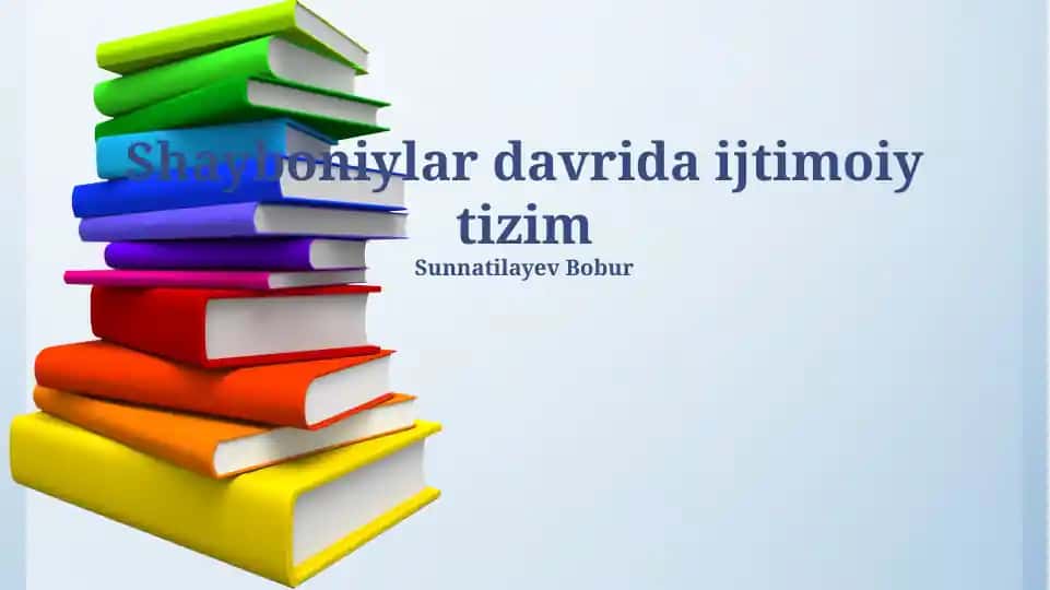 Shayboniylar davrida ijtimoiy tizim