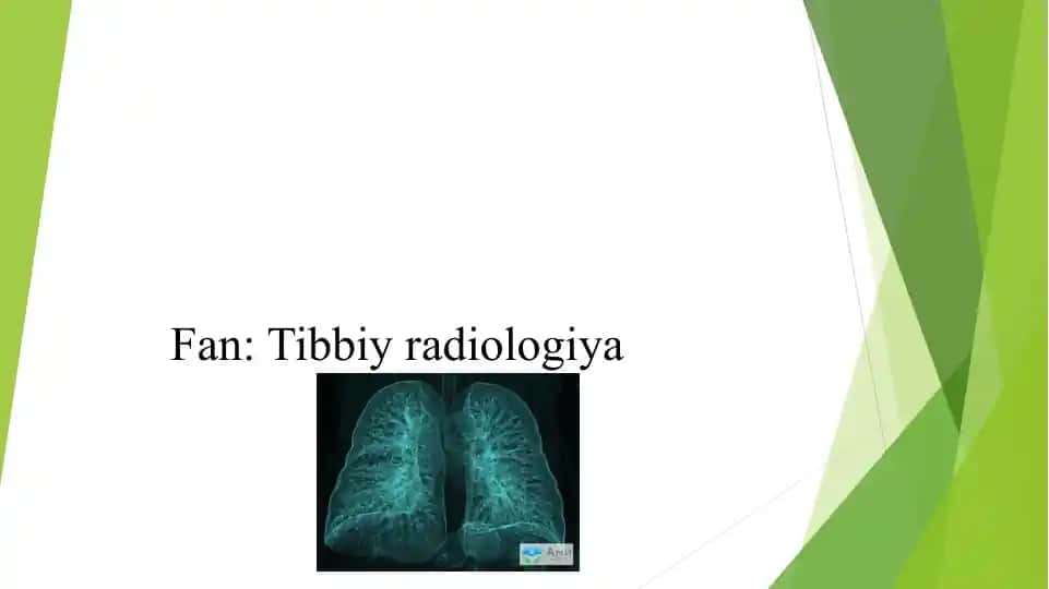 Radiologik tekshiruv usullari
