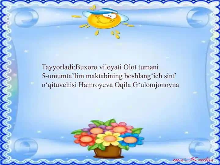 Bolalarning sevimli bayramlari