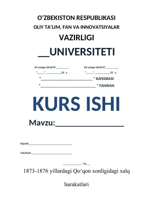 Qo‘qon xonligidagi xalq harakatlari