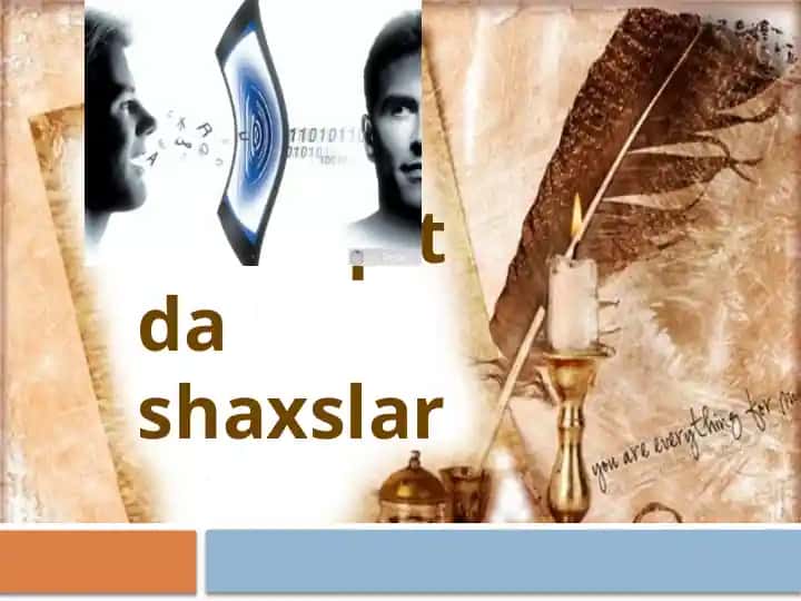 Muloqotda shaxslar
