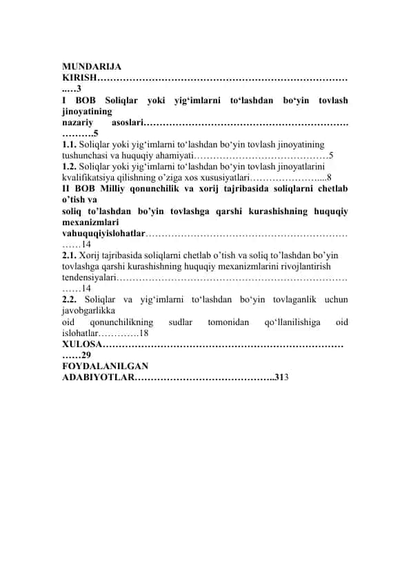 Soliqlar yoki yig‘imlarni to‘lovlarni amalga oshirish jinoyati