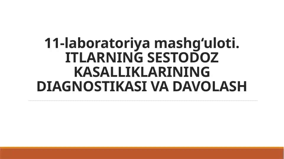 Exinokokkoz (Echinococcosis)