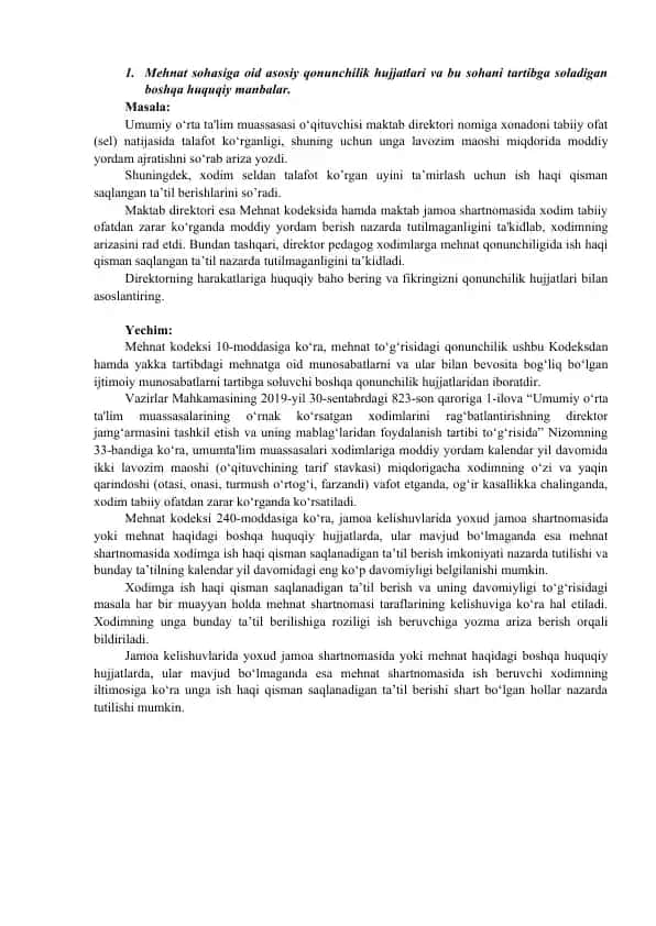 Mehnat kodeksi
