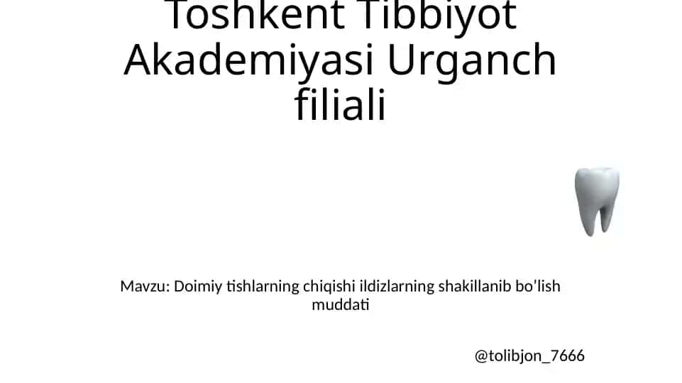 Toshkent Tibbiyot Akademiyasi Urganch filiali