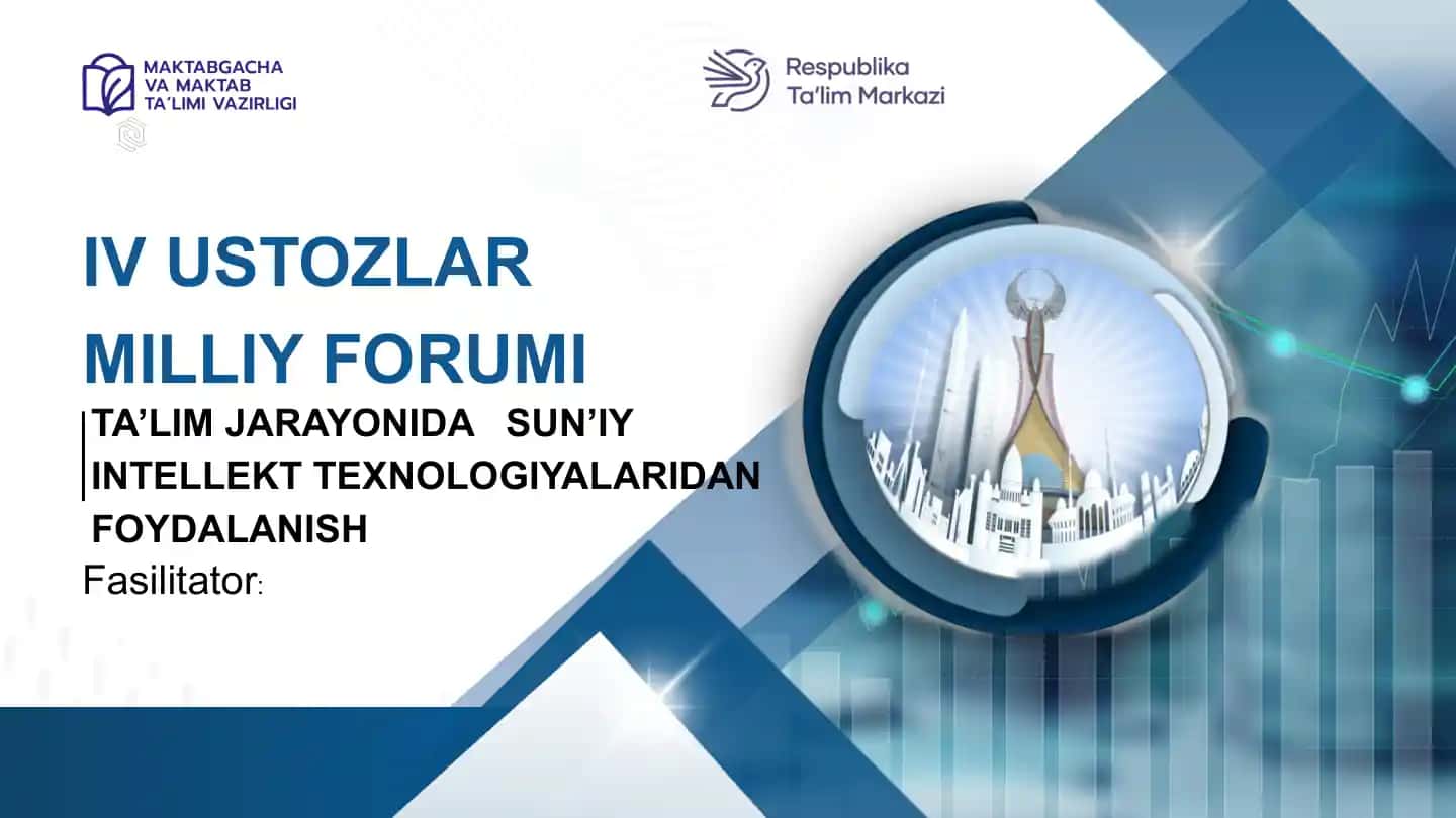 TA’LIM JARAYONIDA SUN’IY INTELLEKT TEXNOLOGIYALARIDAN FOYDALANISH