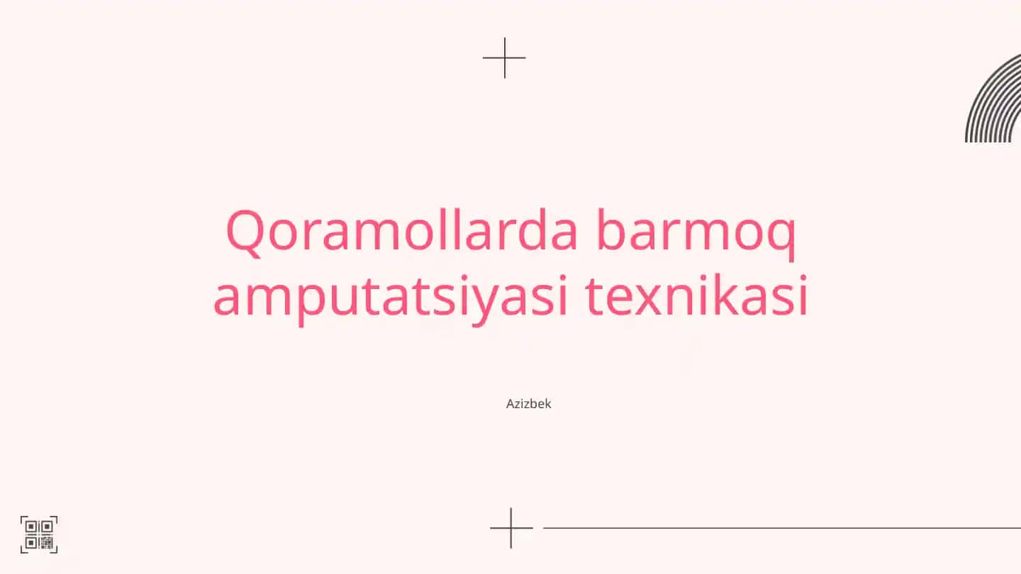 Qoramollarda barmoq amputatsiyasi texnikasi