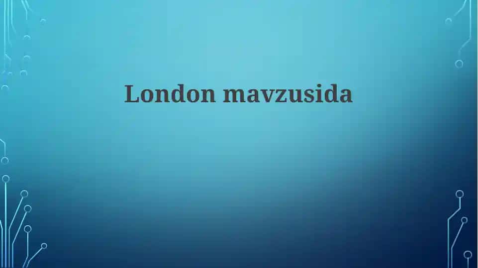 London: A Historical and Cultural Tapestry