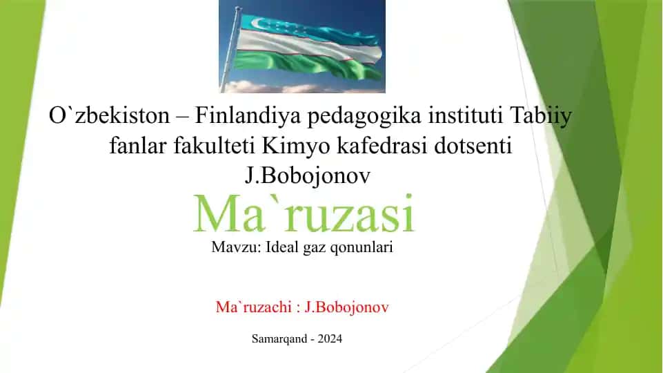 Idealgaz qonunlari
