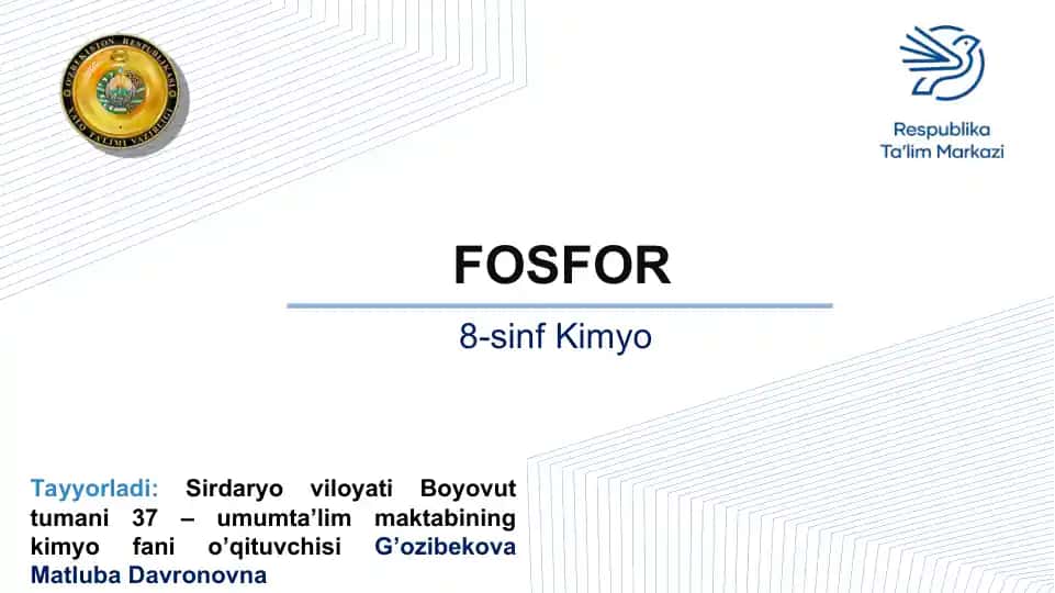 Fosfor