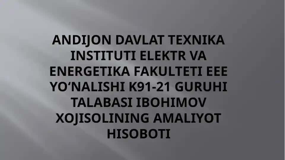 Shahrixon GESlari kaskadi