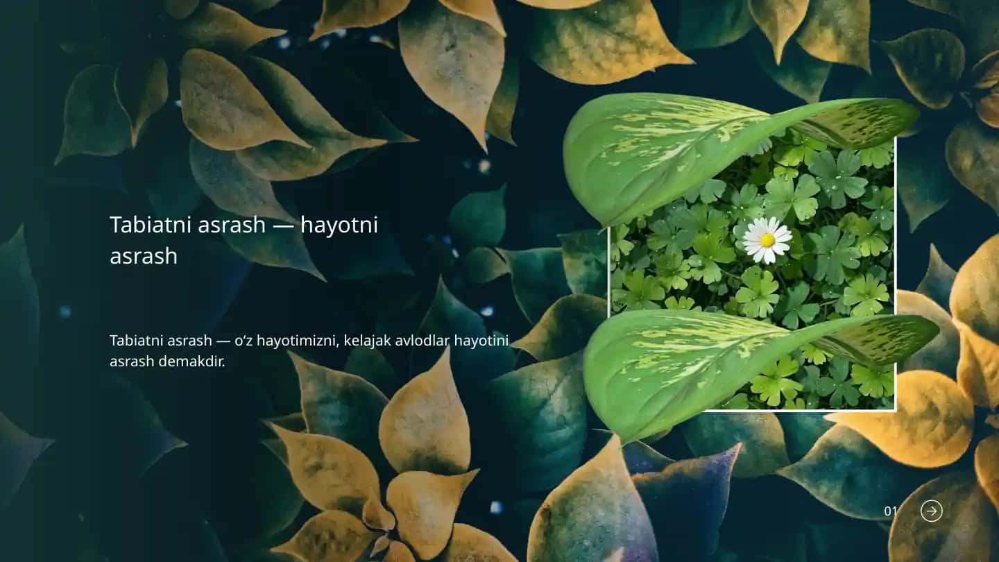 Tabiatni asrash hayotni asrash