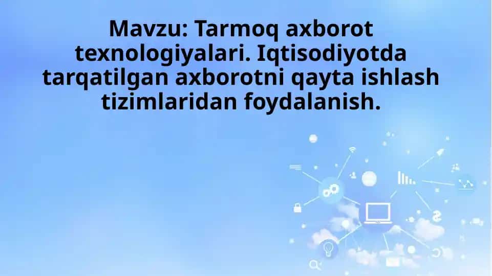 Kompyuter tarmoqlari