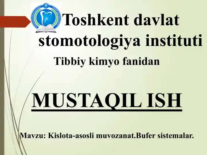 Kislota-asosli muvozanat