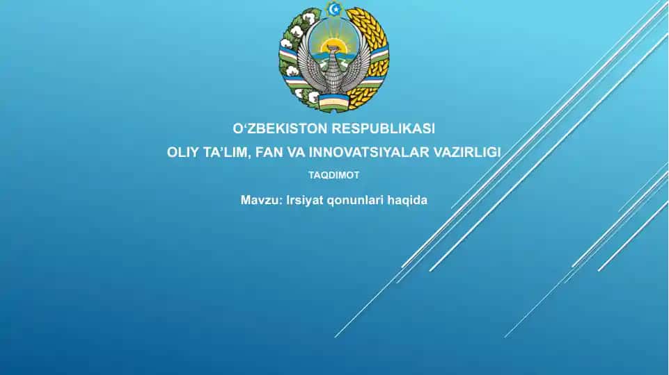 Irsiyatqonunlarihaqida