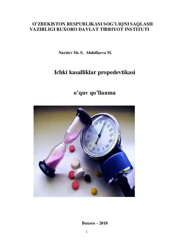 Ichki kasalliklar propedevtikasi