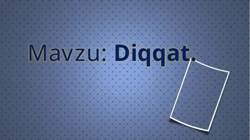 Diqqat