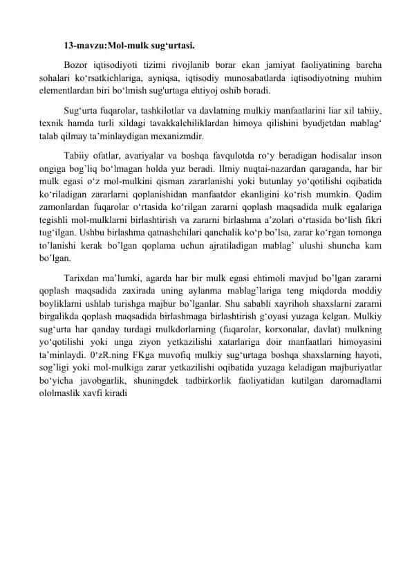 Mol-mulk sug‘urtasi