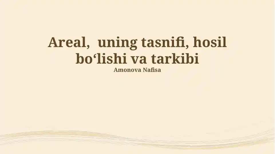 Maydonlar tavsifi