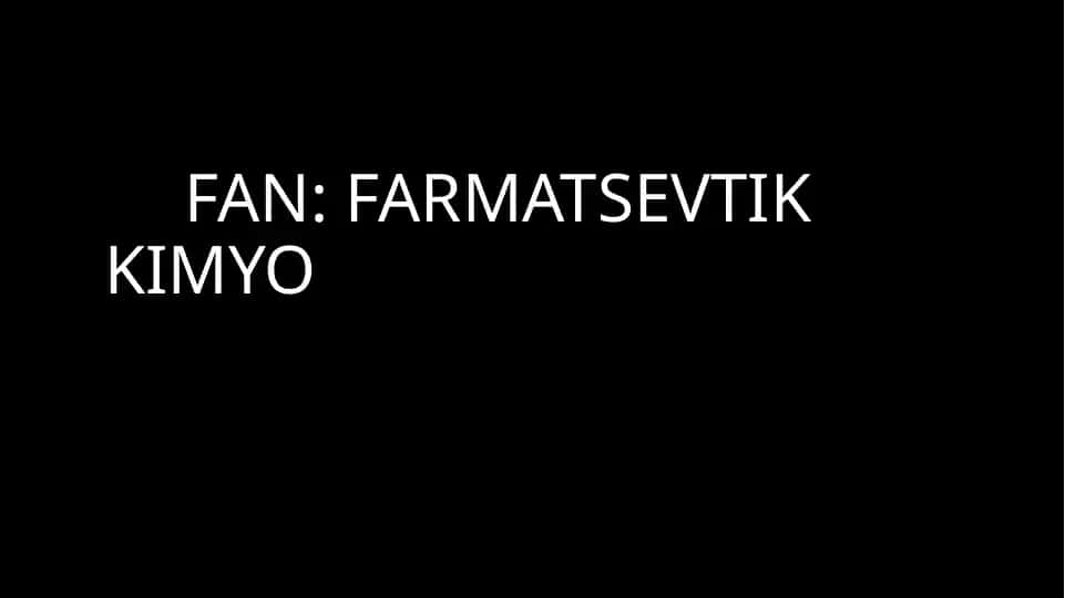 Alifatik siklik birikmalarning tibbiyotda qo'laniladigan hosilalari