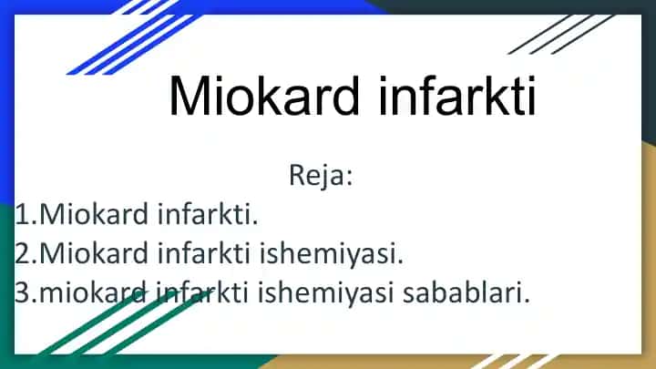 Miokard infarkti