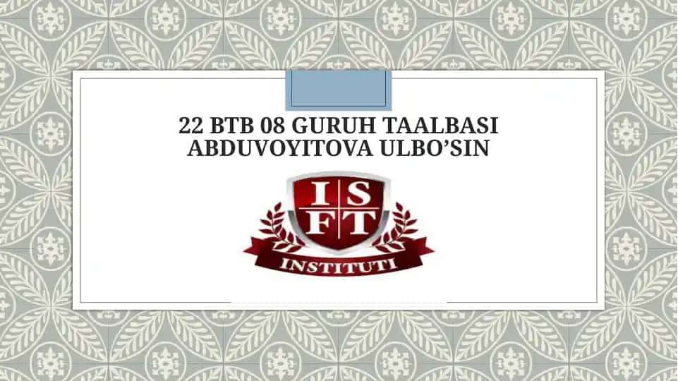 Savod oʼrgatish darslarida dam olish daqiqalarini tashkil etish.